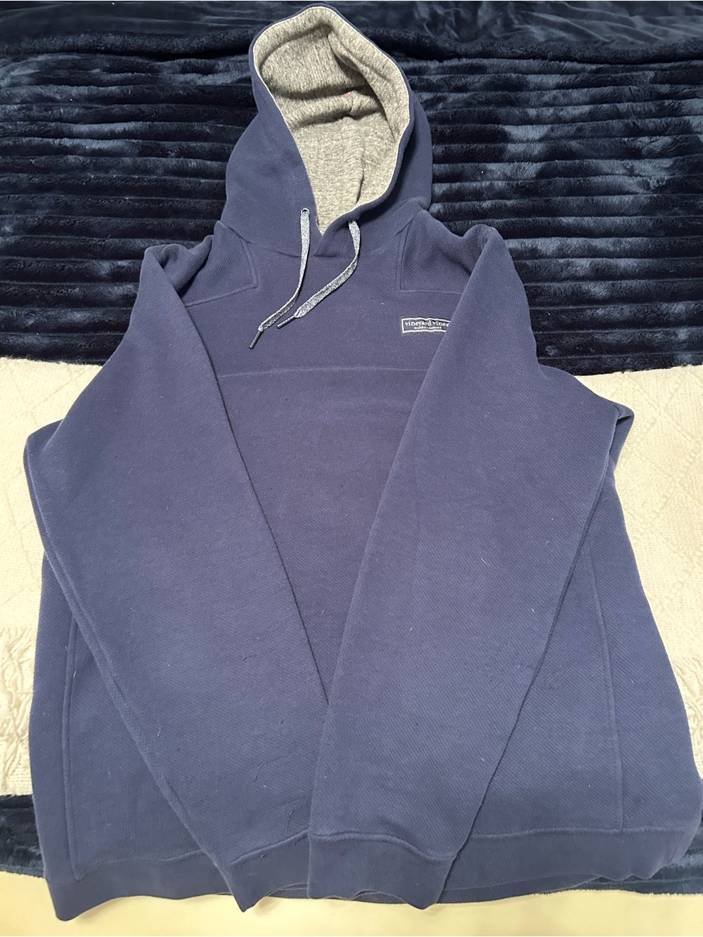 Vineyard Vines Navy Pullover Hoodie